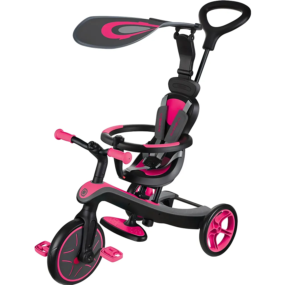 Globber 4in1 Laufrad & Dreirad Trike Explorer Pink
