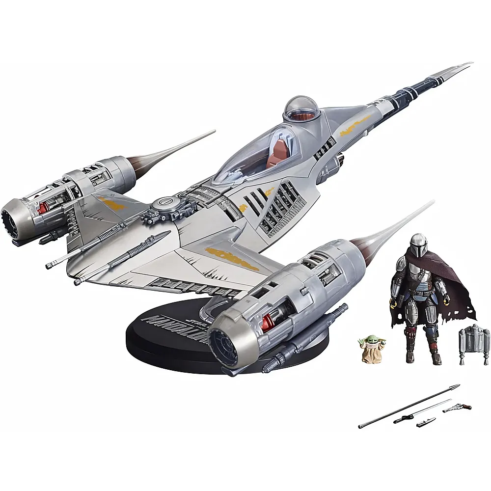 meinspielzeug - Hasbro Star Wars The Vintage Collection Mandalorian's N-1 Starfighter - 9,5 cm | Actionfiguren