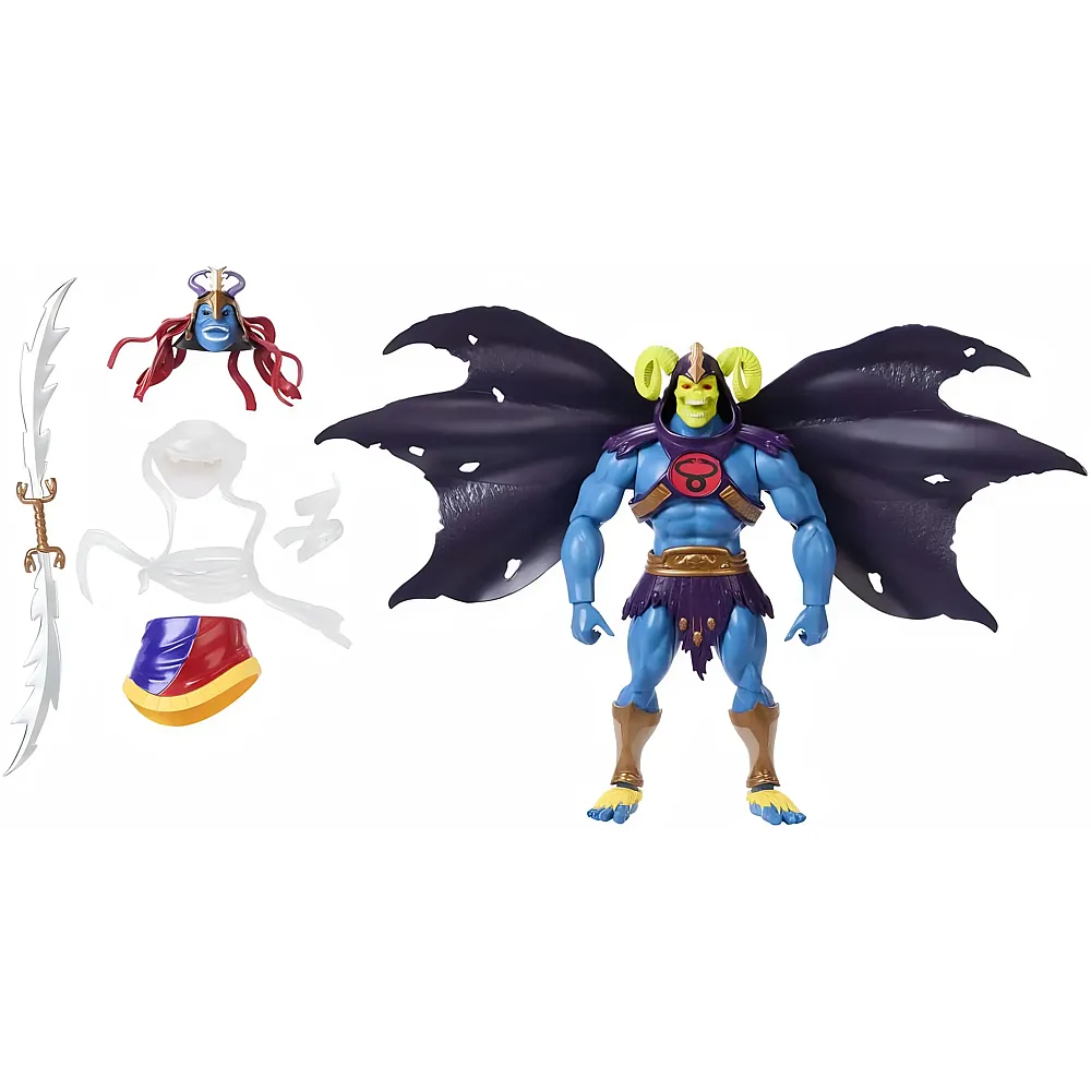 Mattel Masters of the Universe Origins x Thundercats Skelion Skeletor und Mumion 14cm