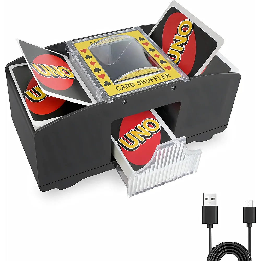 Kolamom Kartenmischmaschine f�r 1-2 Decks USB oder Batterie