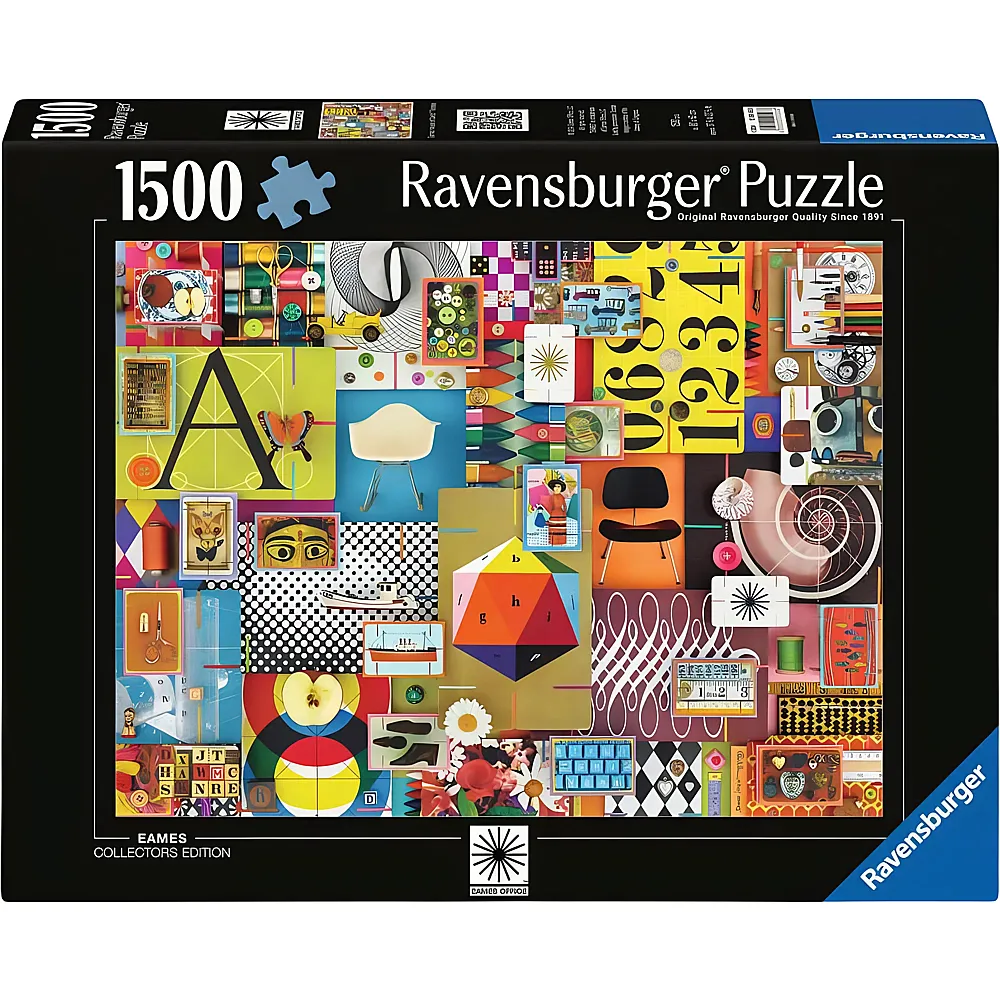 Ravensburger Puzzle Eames House of Cards 1500Teile