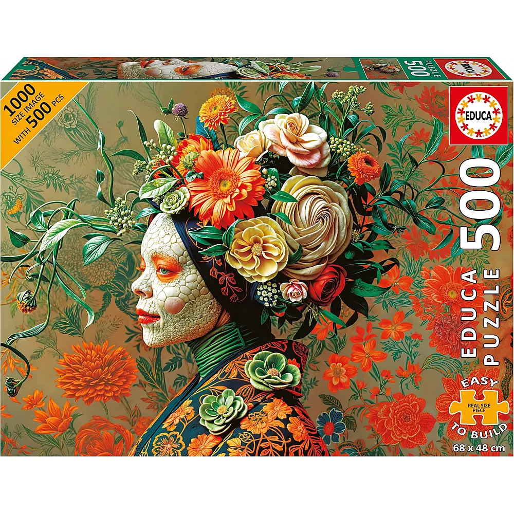 Educa Puzzle Lizard Queen - 500 Teile