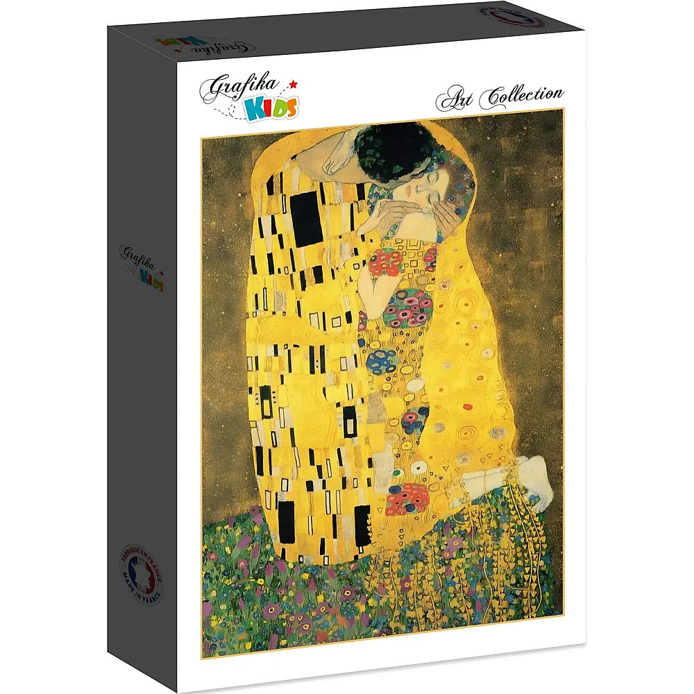 Grafika Puzzle Klimt Gustav : The Kiss, 1907-1908 12Teile