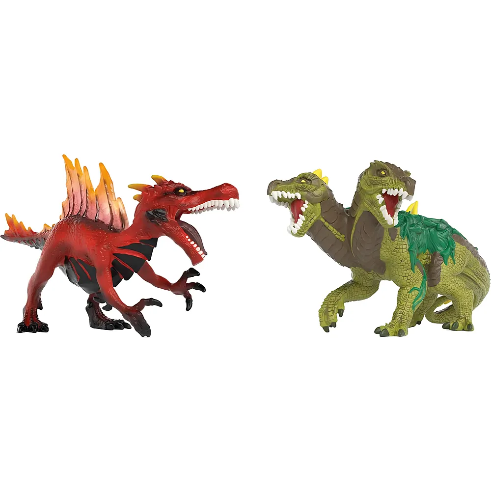 Schleich Eldrador Feuersaurier vs. Dschungelechse
