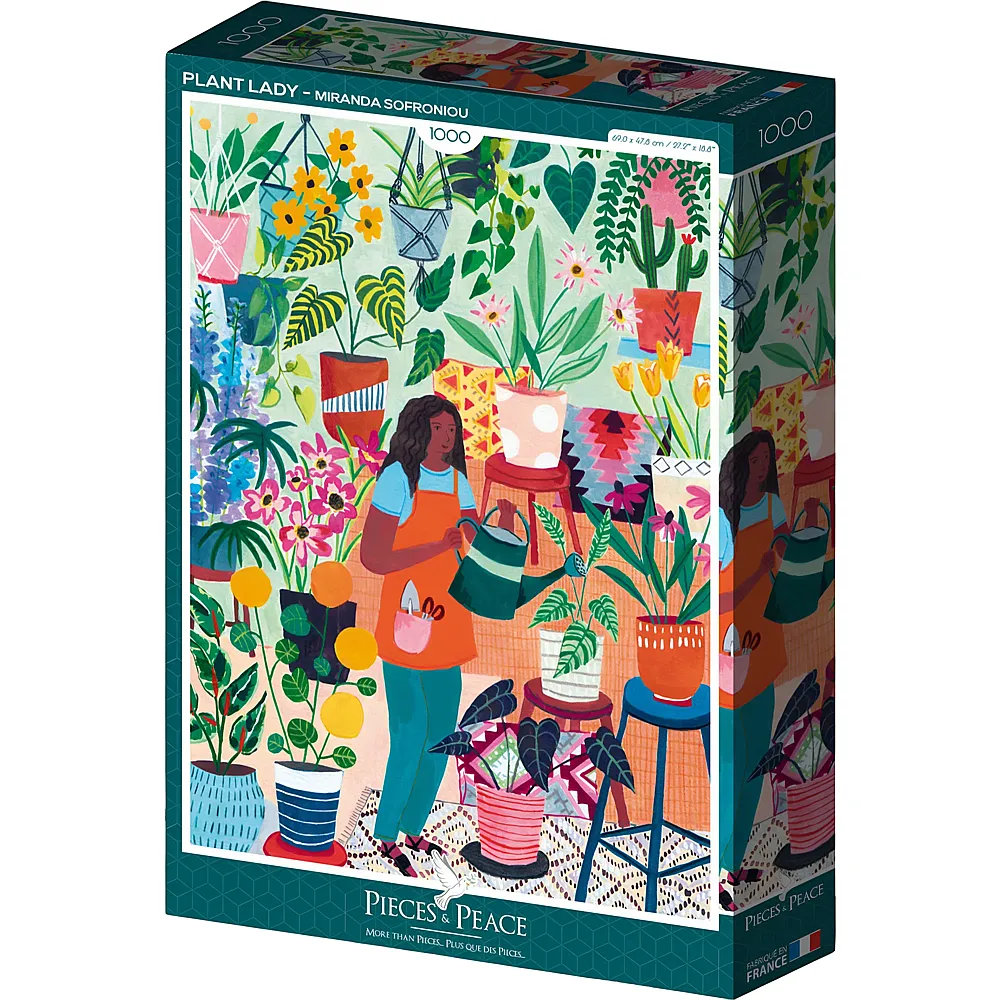 Pieces & Peace Puzzle Miranda Sofroniou Plant Lady - 1000 Teile
