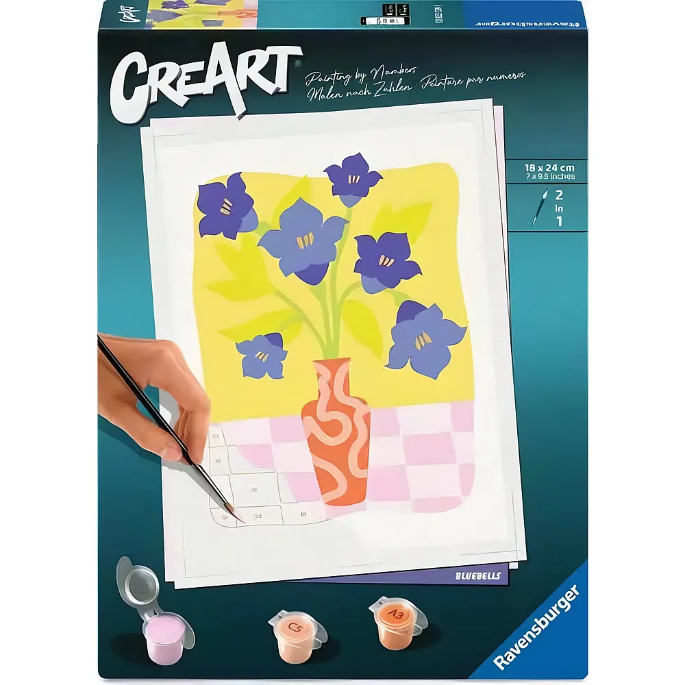Ravensburger CreArt Malen nach Zahlen - Glockenblumen