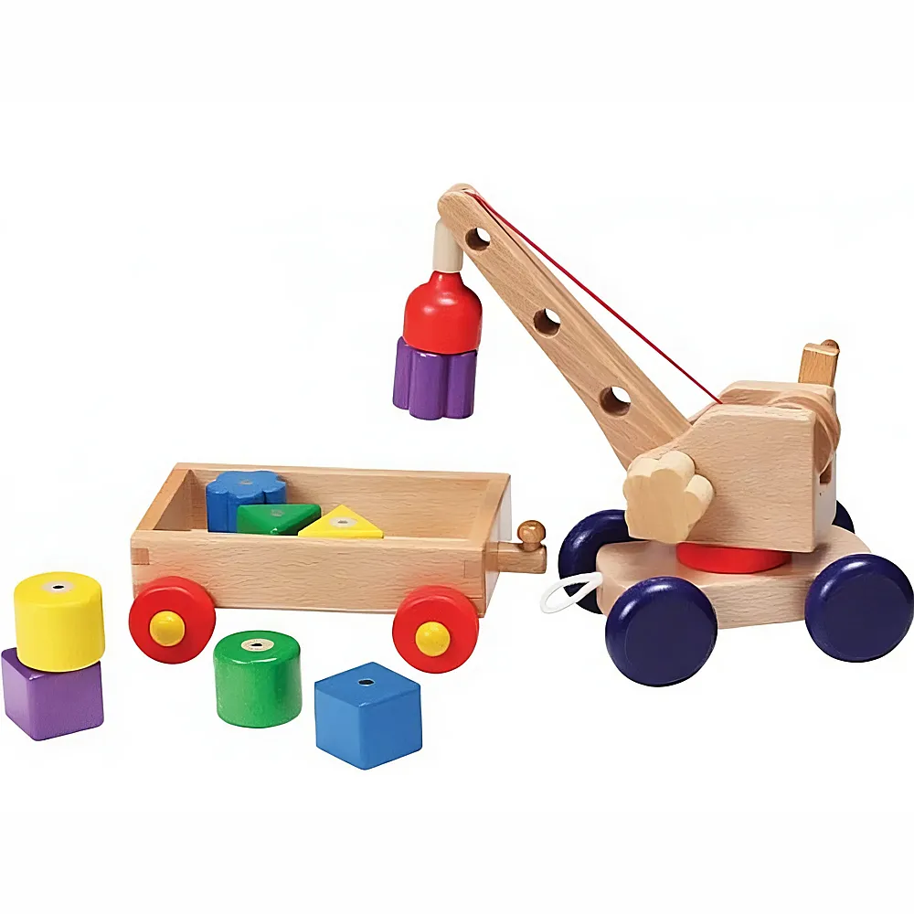 spielba Kleinkind Magnetischer Kran mit Baukltze | Spielzeugautos