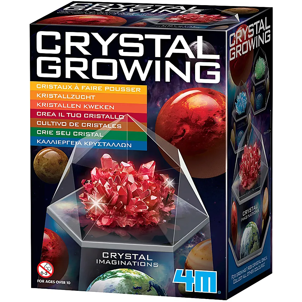 4M Kristalle zchten Rot