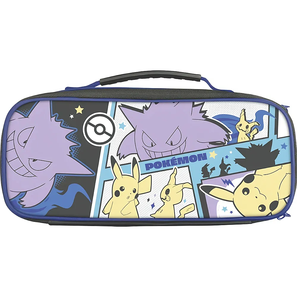 Hori Switch Pokmon Cargo Pouch Compact Pikachu, Gengar + Mimigma