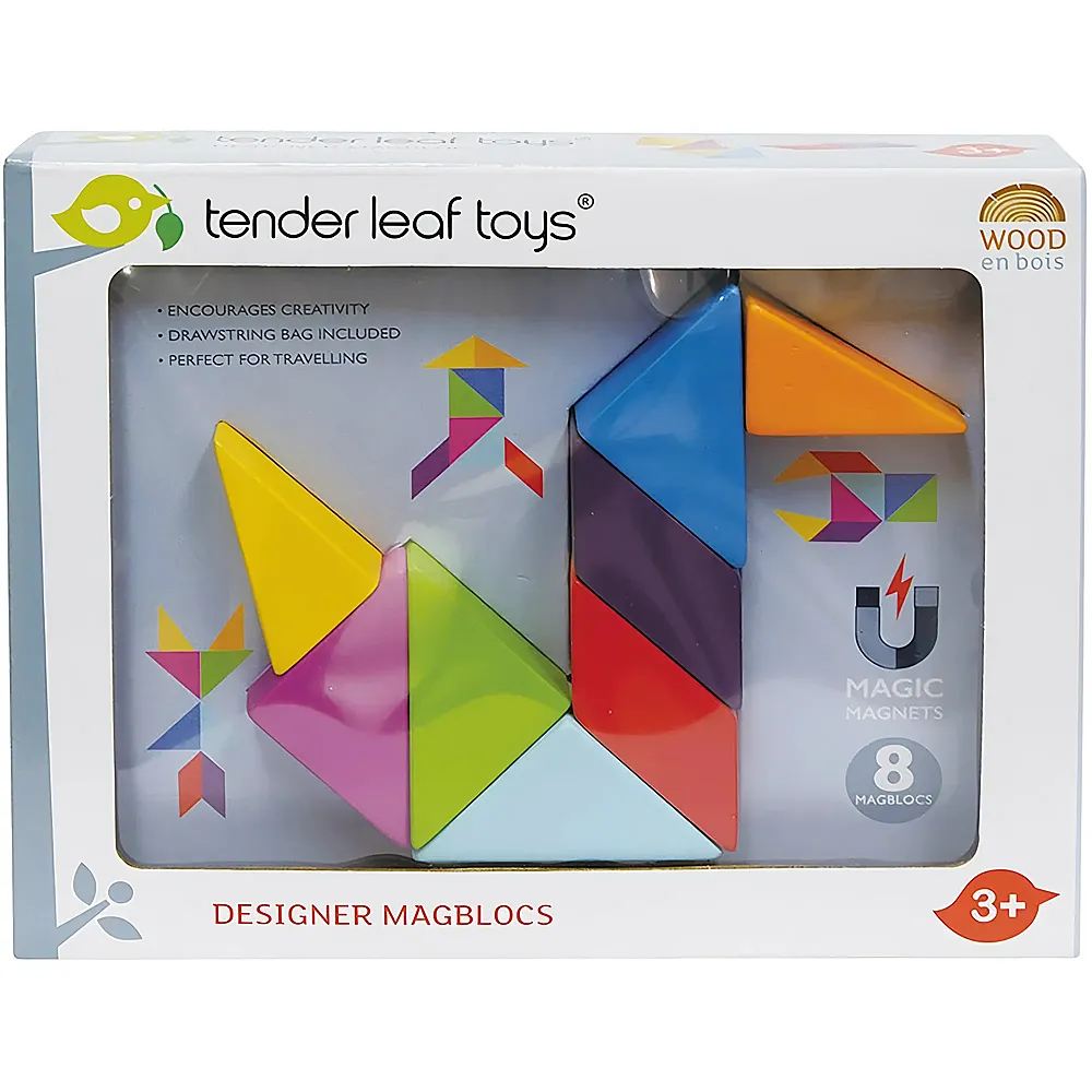 Tender Leaf Toys Magblocs Designer 9Teile