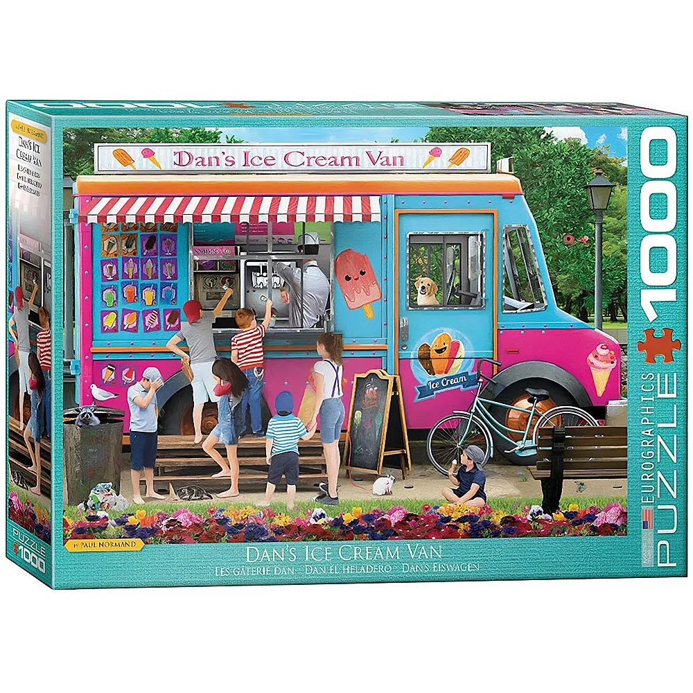 Eurographics Puzzle Dan's Ice Cream Van 1000Teile