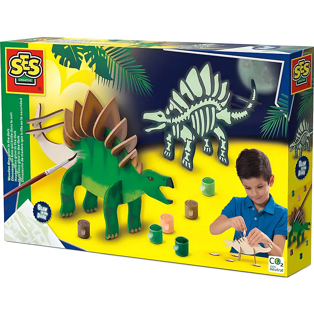 SES Holz-Dino Glow in the Dark
