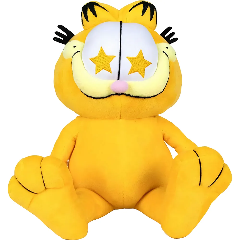 Play by Play Garfield Emoji Cute mit Stern-Augen - 20 cm
