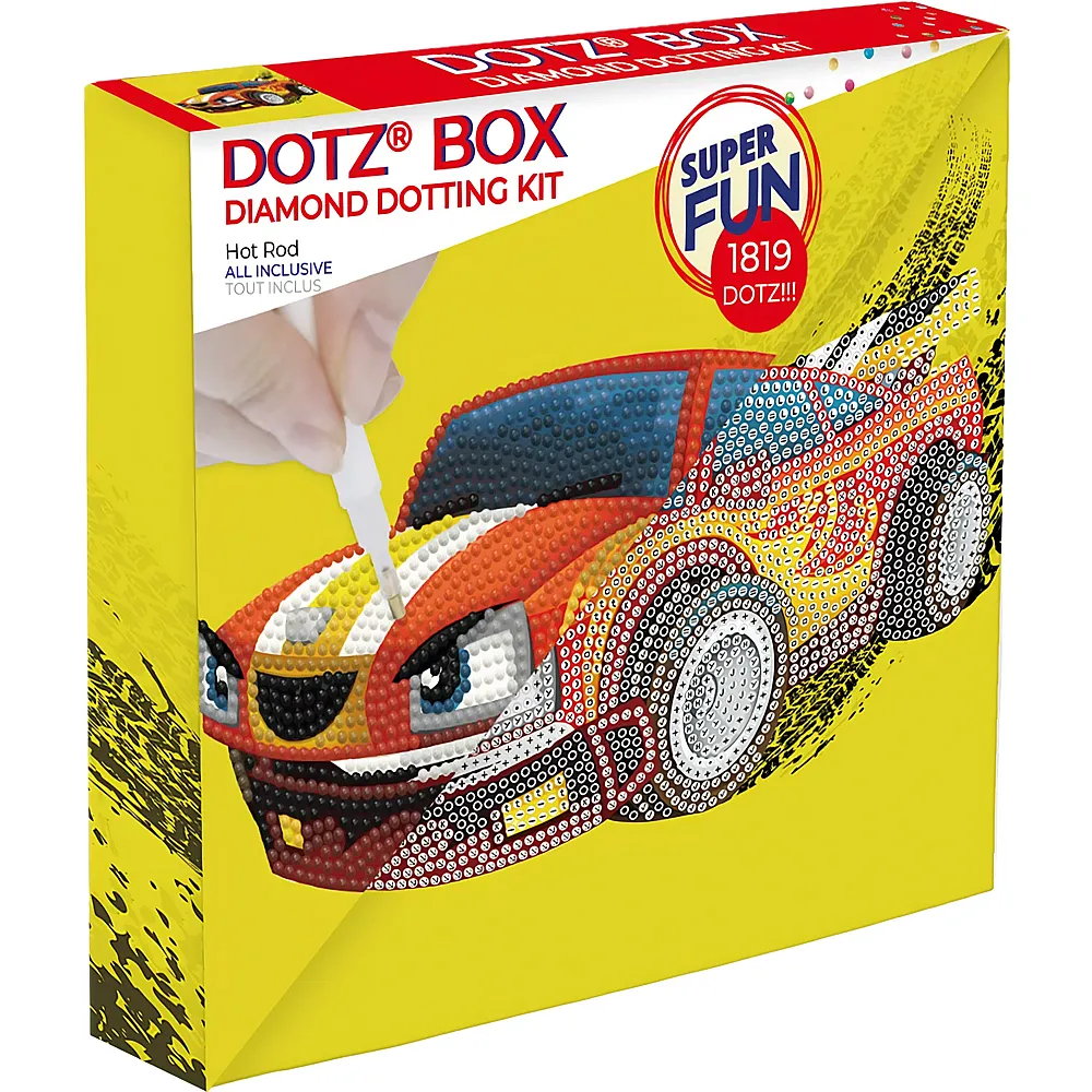 Diamond Dotz Rennauto
