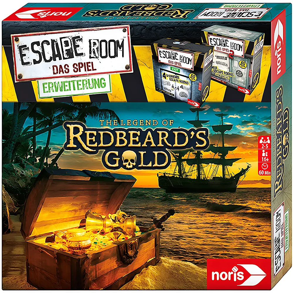 Noris Escape Room Erweiterung The Legend of Redbeards Gold
