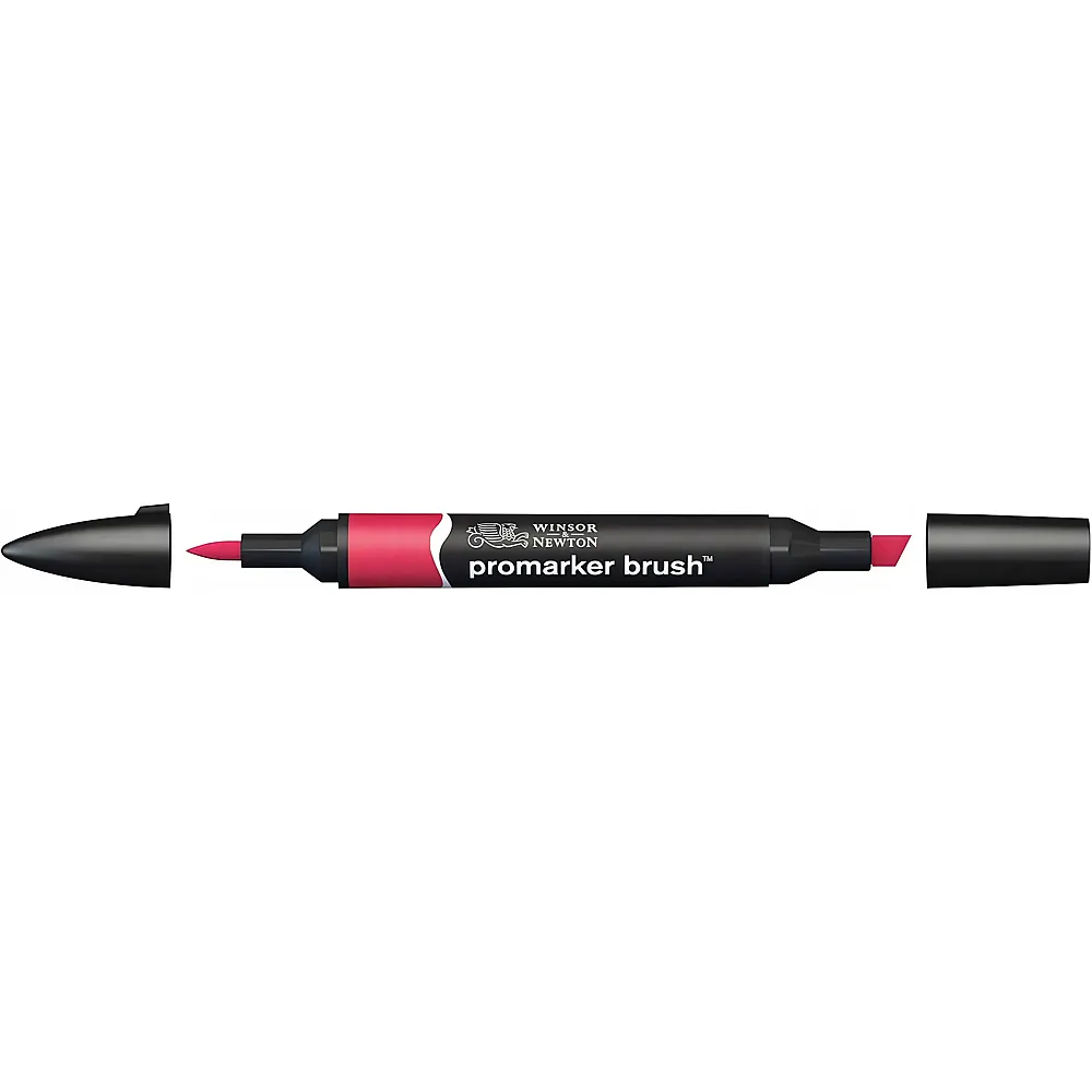 meinspielzeug - Winsor & Newton Promarker Brush mit 2 Spitzen Rubin | Farbe & Kreide