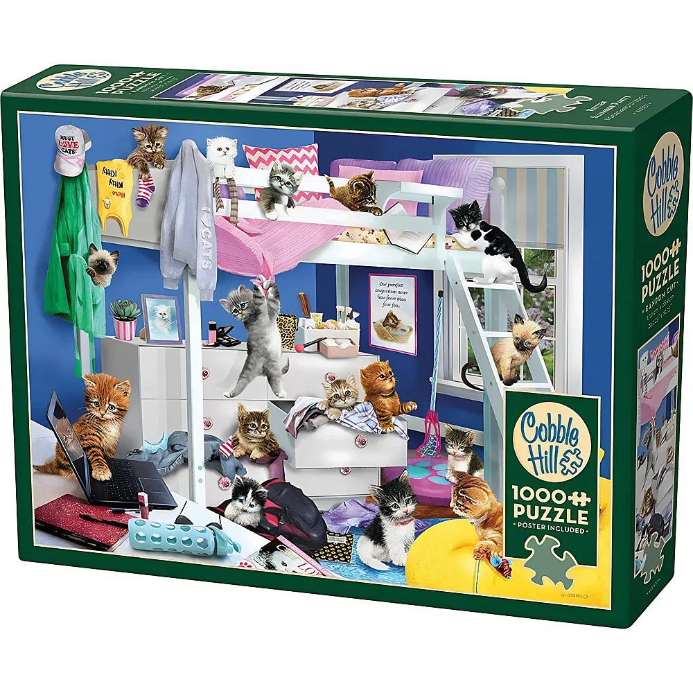 Cobble Hill Puzzle K�tzchen Schlummerparty - 100 Teile