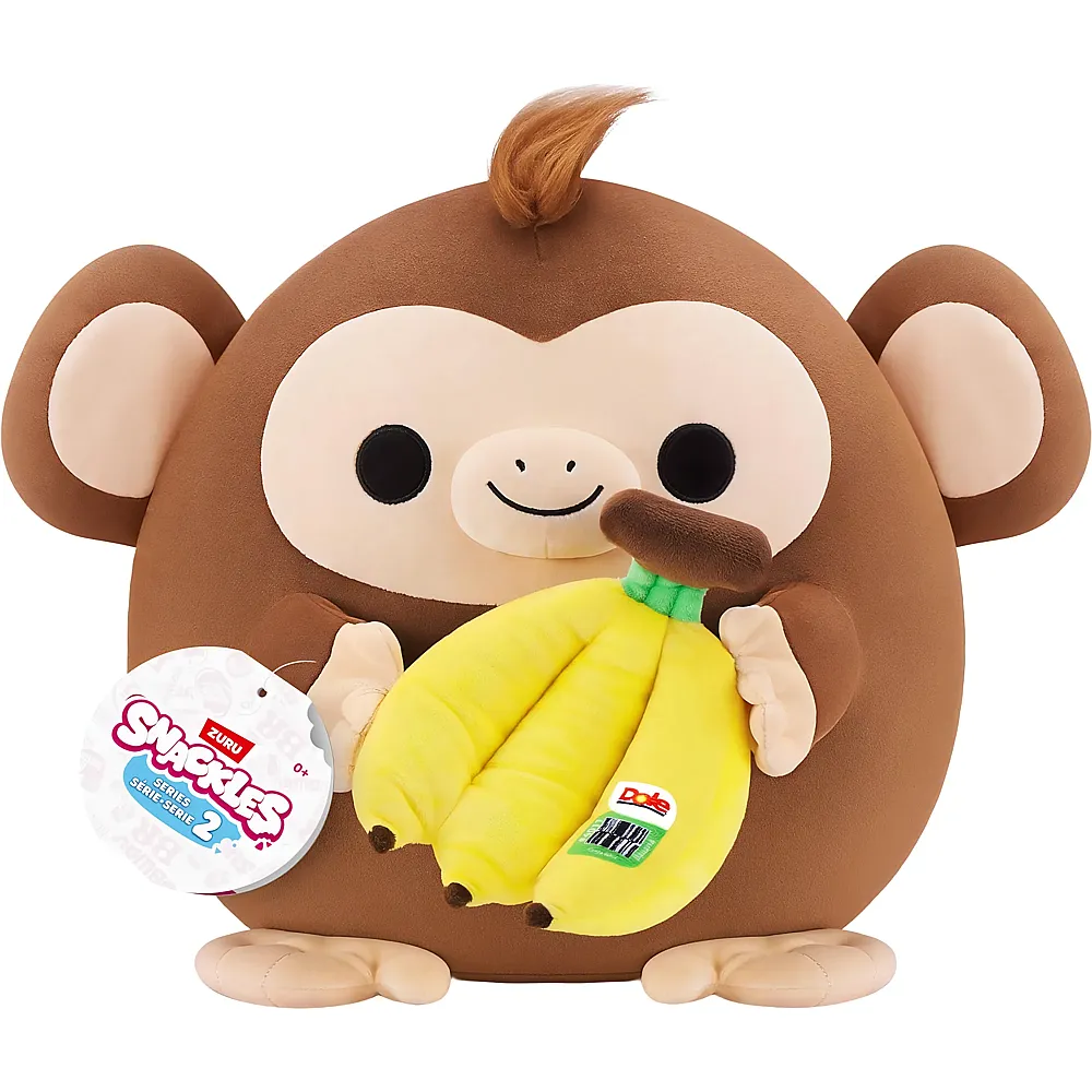 Zuru Snackles Monkey Dole, Banana - 35 cm