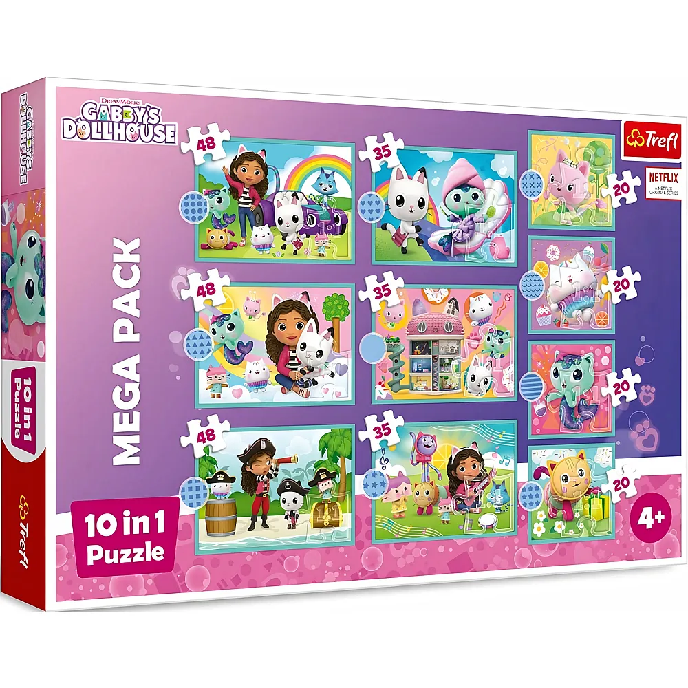 Trefl Puzzle Gabby's Dollhouse - 48 Teile