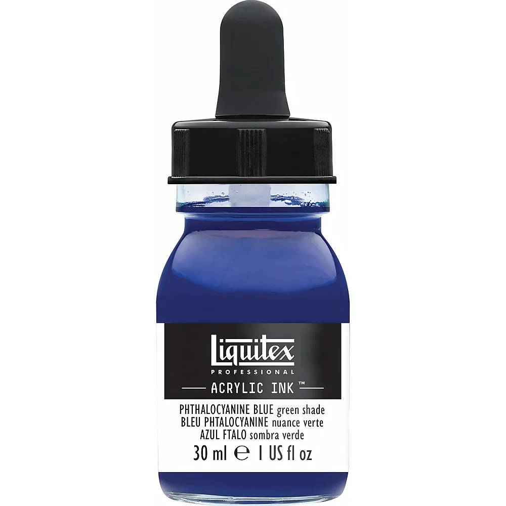 Liquitex Lqx Prof. Acrylic Ink 30ml Flasche Phthalozyaninblau Grnton