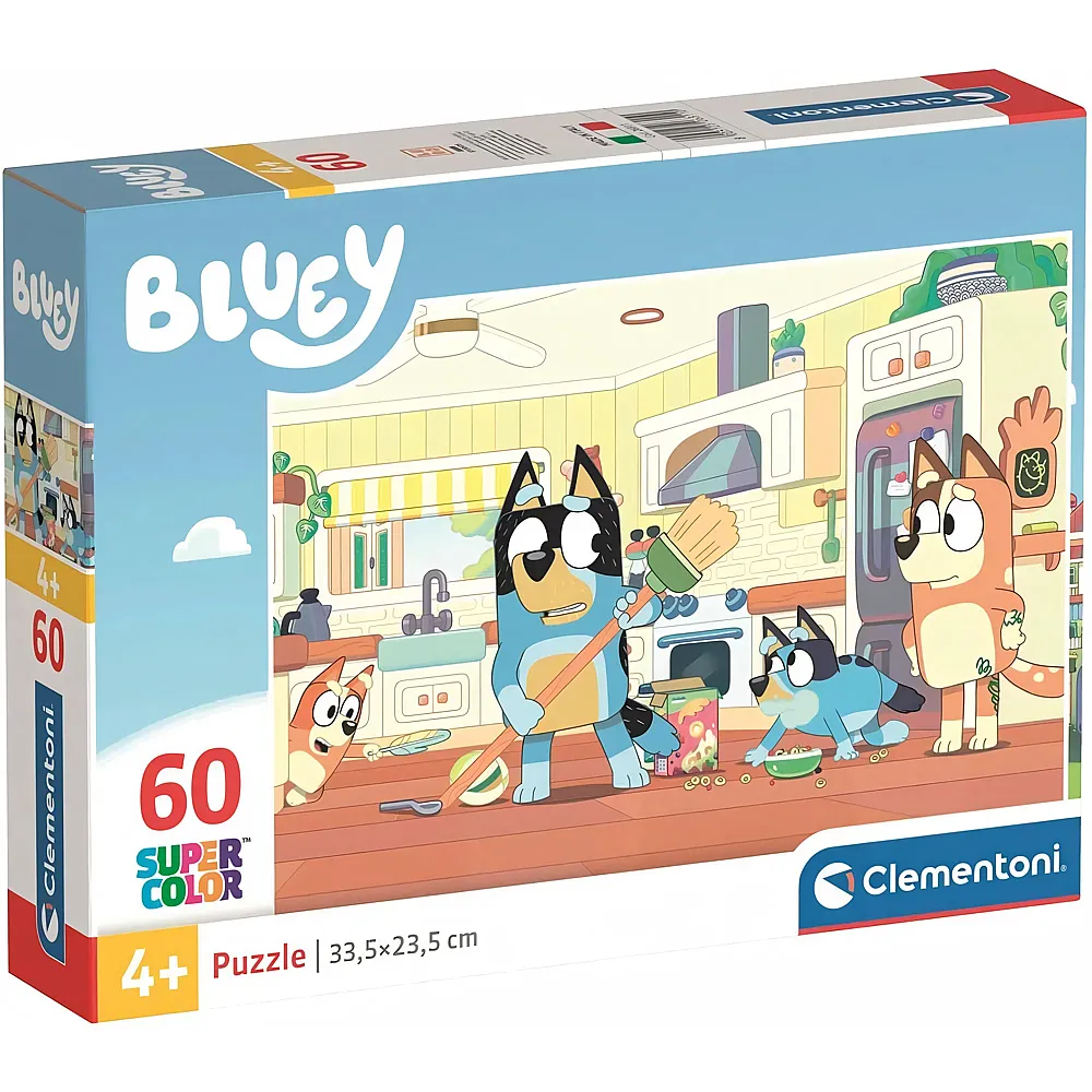 Clementoni Puzzle Supercolor Bluey - 60 Teile
