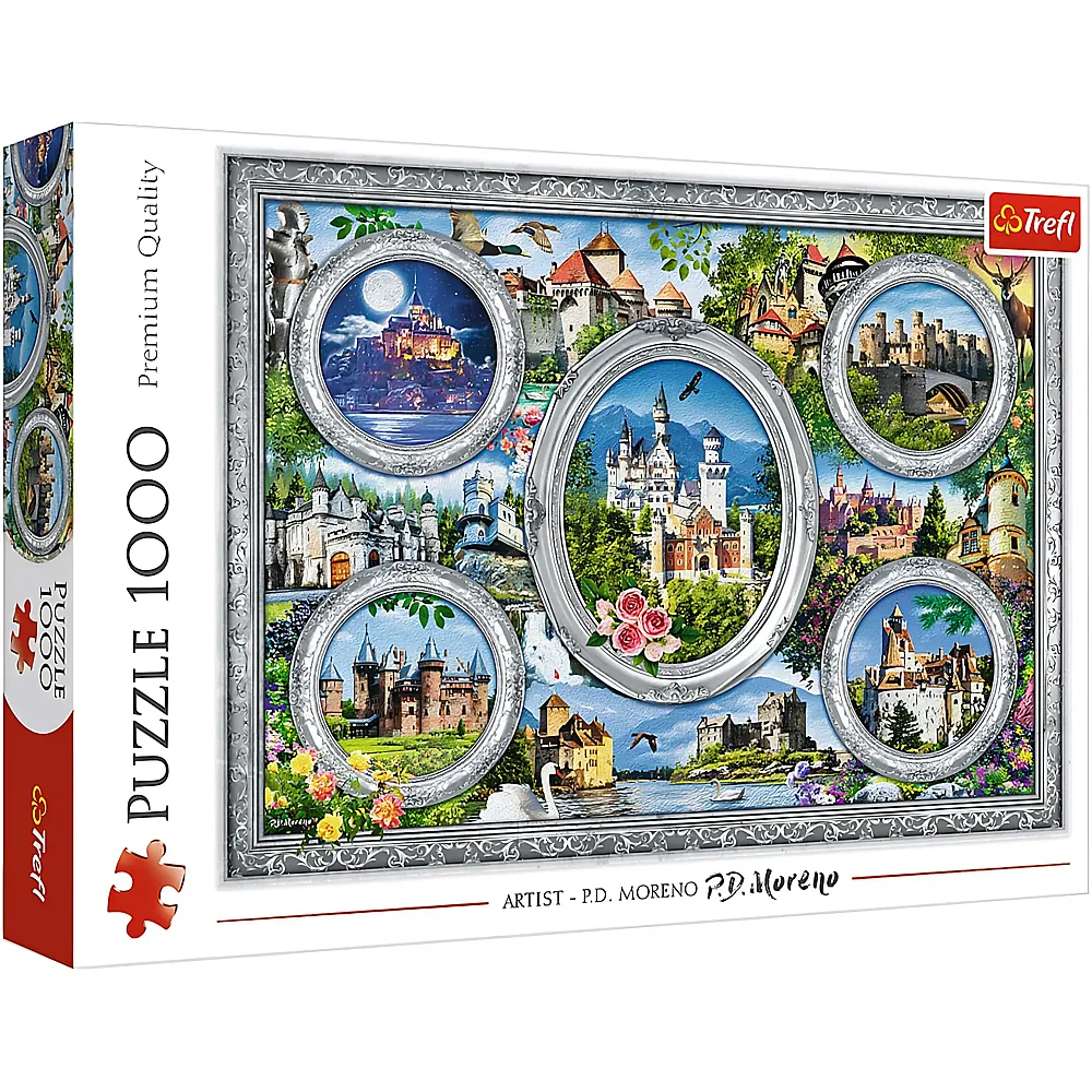 Trefl Puzzle Schl�sser der Welt - 1000 Teile