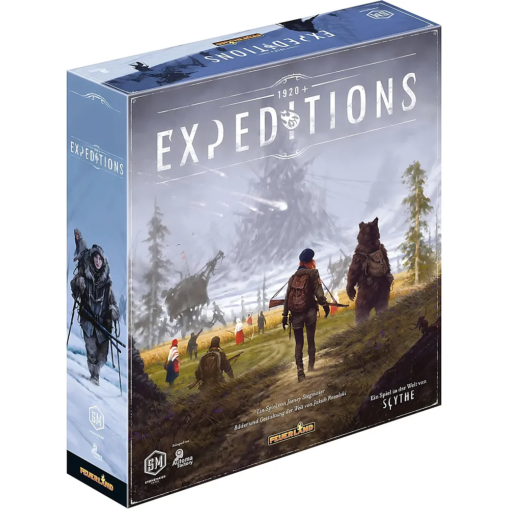 Feuerland Spiele Expeditions Brettspiel, Earthy Tones DE