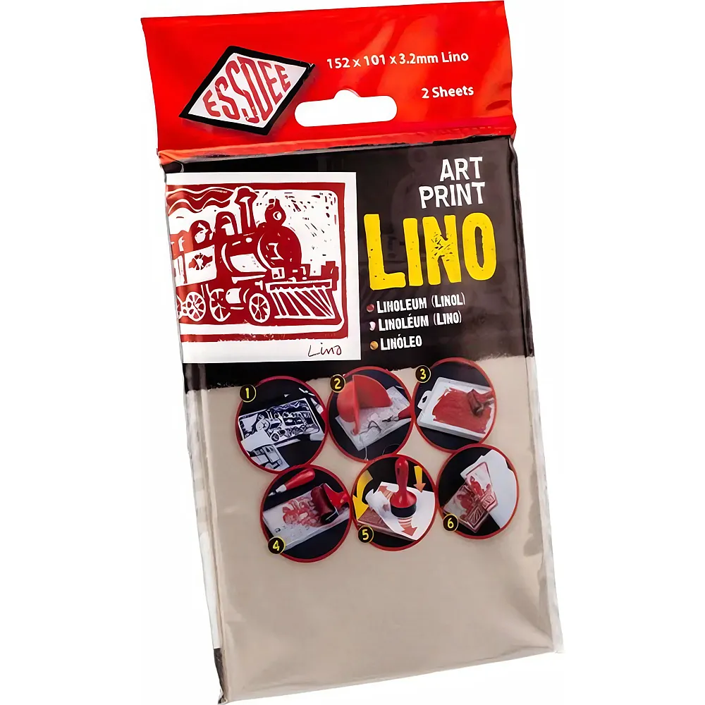 Essdee R-linoleum Druckplatten 2 St. 152x101x3.2mm - Suche