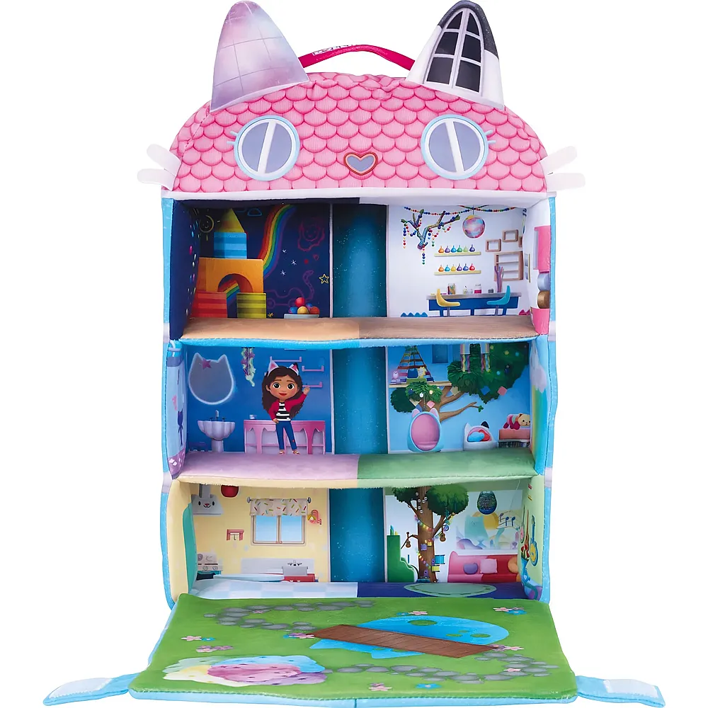 Schmidt Gabby's Dollhouse Puppenhaus mit 3 Figuren und Lift