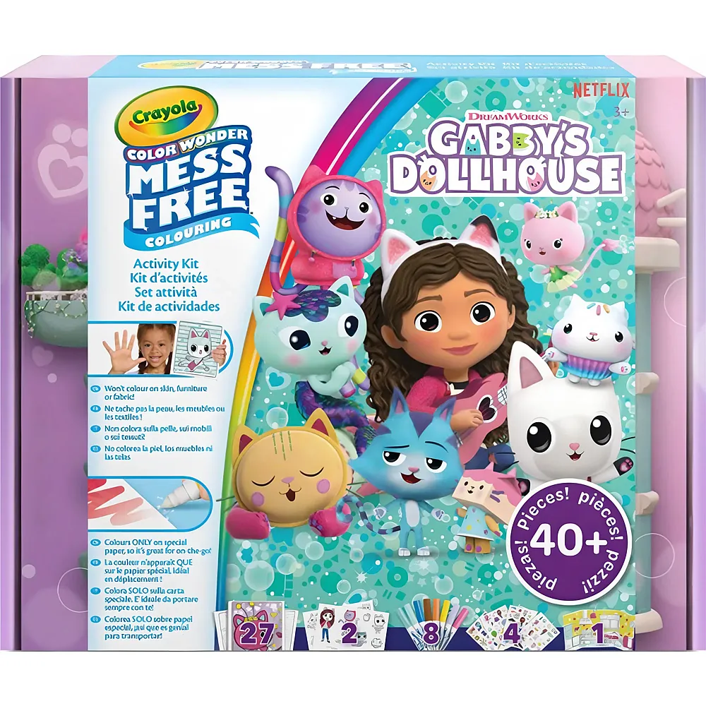 Crayola Color Wonder Aktivit�ten Set Gabby's Dollhouse
