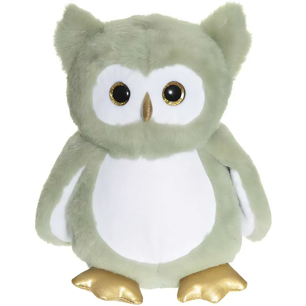Teddykompaniet Eule Nachtleuchtend Gr�n - 25 cm
