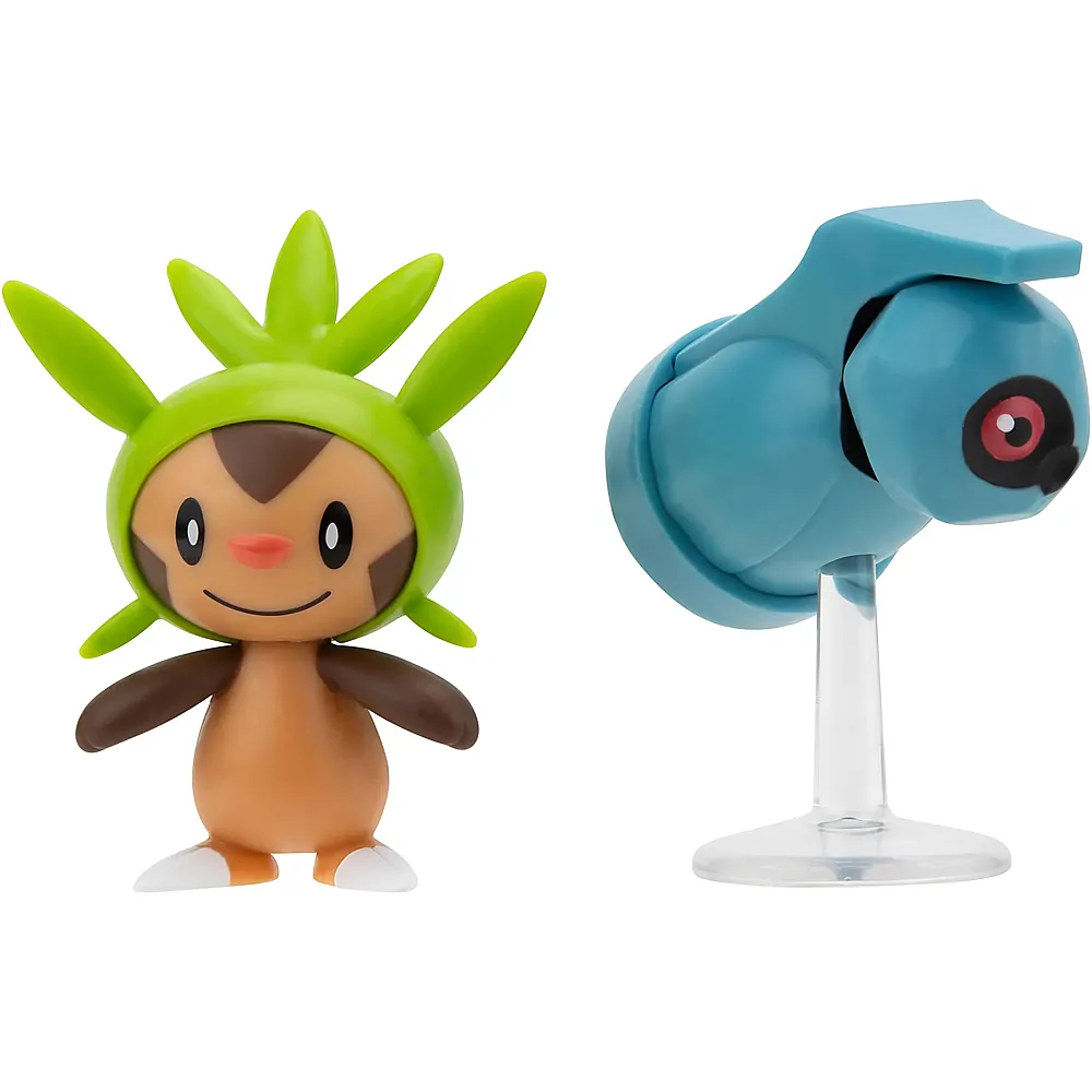 Jazwares Pok�mon Kampffiguren Chespin & Beldum