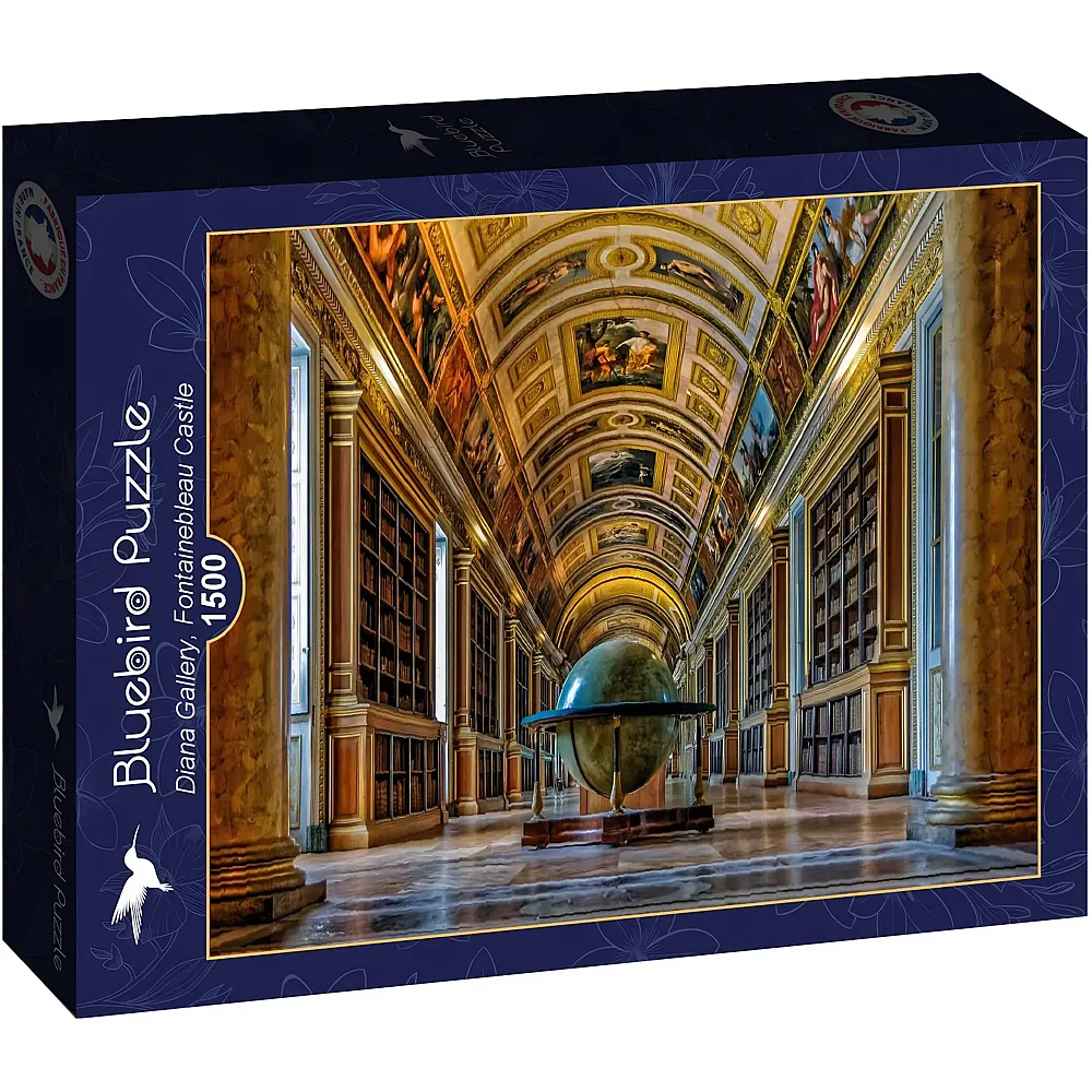 Bluebird Puzzle Diana Gallery, Fontainebleau Castle - 1500 Teile