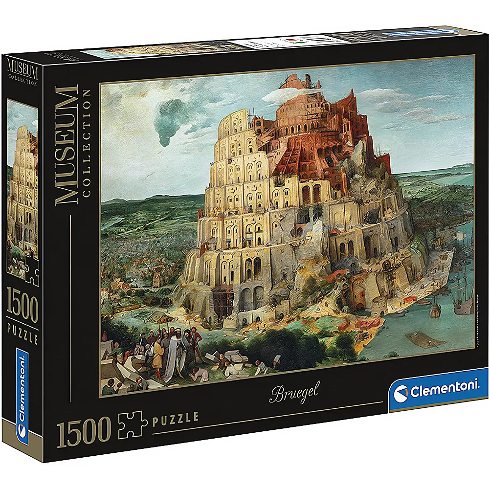 Clementoni Puzzle Museum Collection Bruegel, Tower of Babel 1500Teile