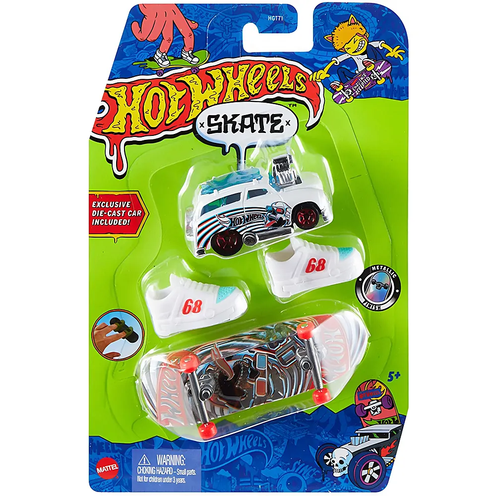 Mattel Tony Hawk Skateboard & Auto 7 | Spielzeugauto