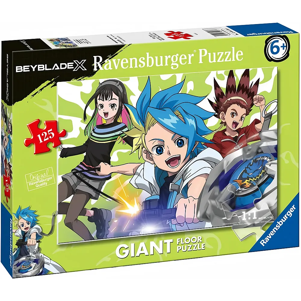 Ravensburger Puzzle Giant Floor Beyblade - 125 pieces