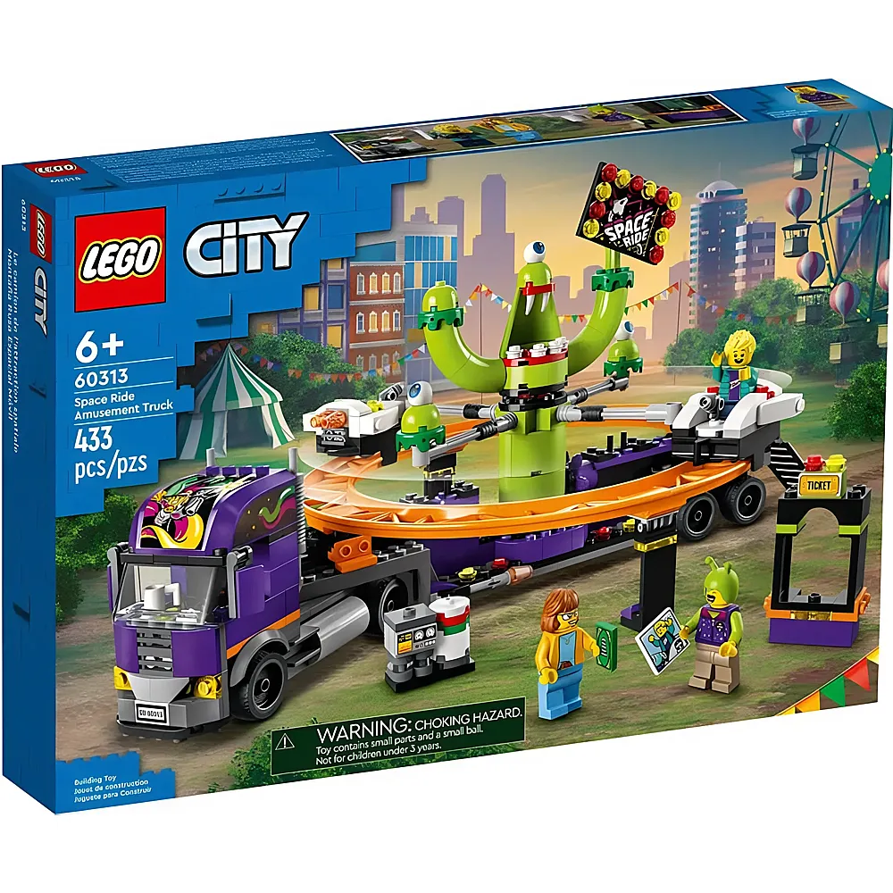 LEGO City LKW mit Weltraumkarussell 60313
