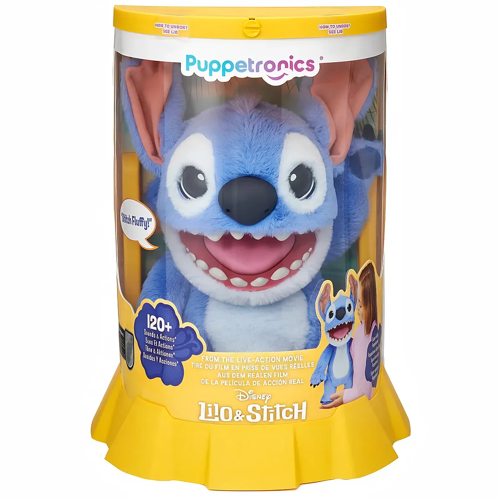 Wow Stuff Real FX Live Action Stitch Interaktiver Pl�sch