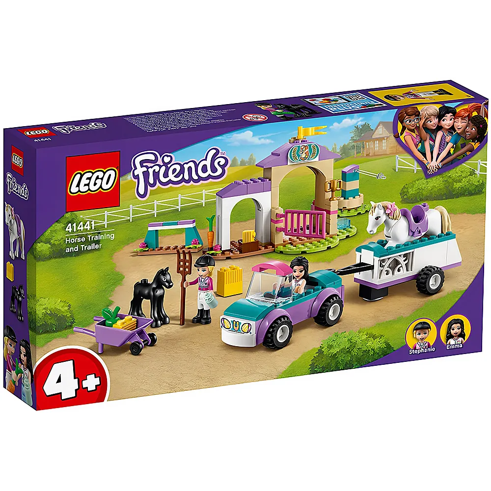 LEGO Friends Trainingskoppel und Pferdeanhnger 41441