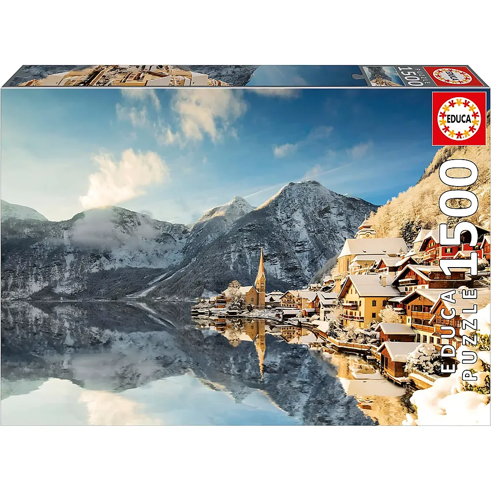 Educa Puzzle Winter in Hallstatt - 1500 Teile