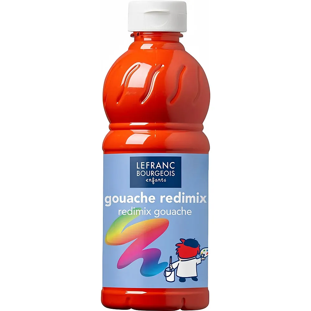 Lefranc Bourgeois Lfb Flssige Tempera Redimix 500ml Flasche - Zinnober - Suche