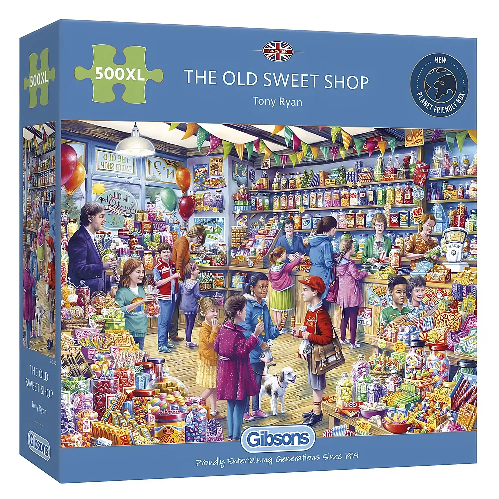 Gibsons Puzzle Tony Ryan The Old Sweet Shop - 500 Teile