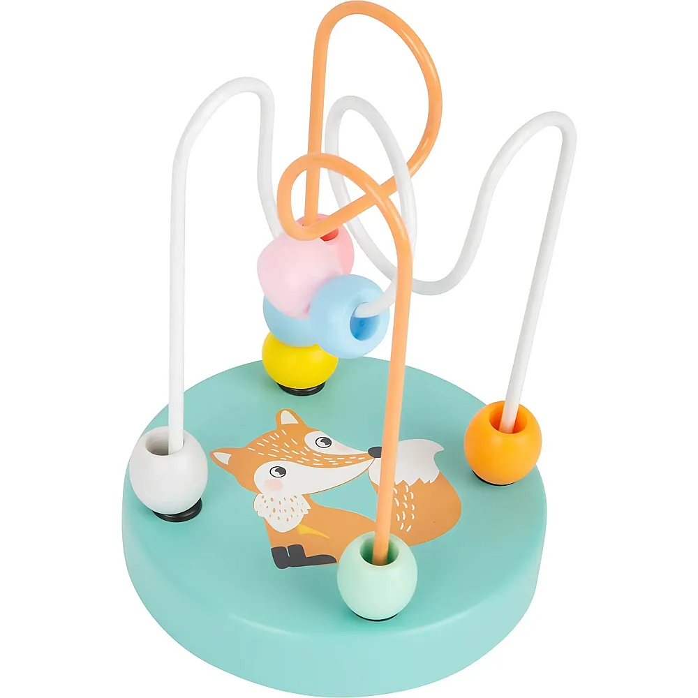 small foot Bead Maze Fox Pastel