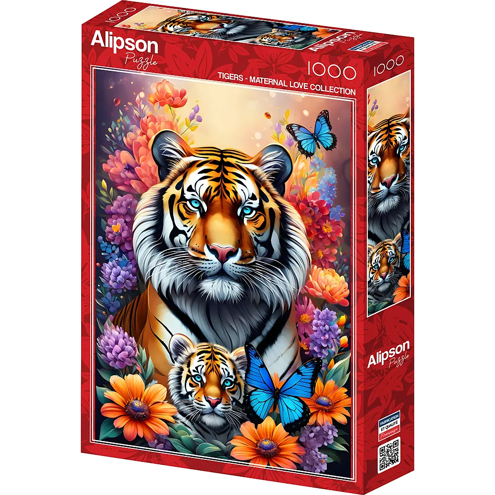 Alipson Puzzle Maternal Love Collection Tiger - 1000 Teile