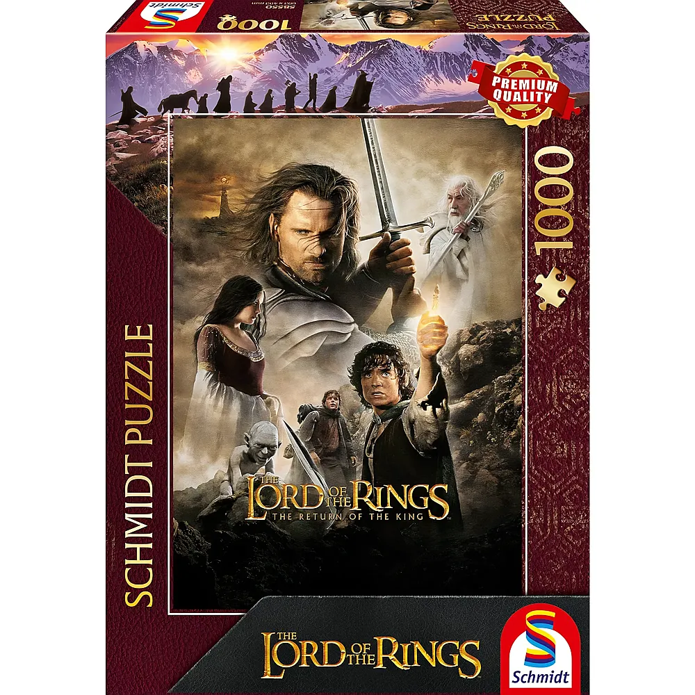Schmidt Puzzle Der Herr der Ringe Herr Der Ringe The Return of the Ring 1000Teile