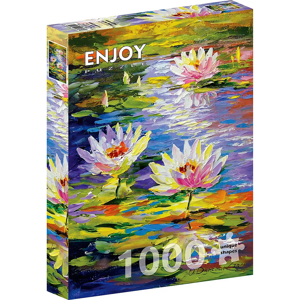 Enjoy Puzzle Water Lilies in the Pond - 1000 Teile