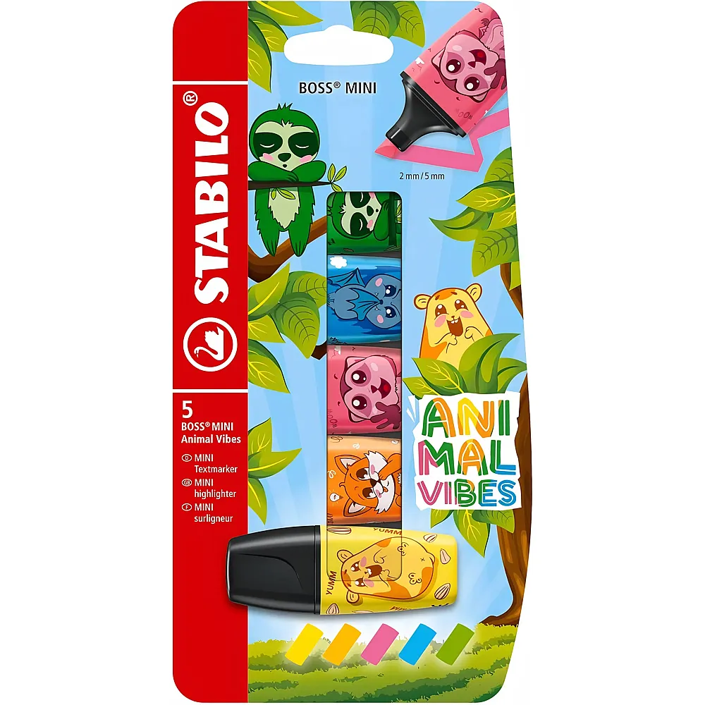 Stabilo BOSS MINI Animal 5er Etui