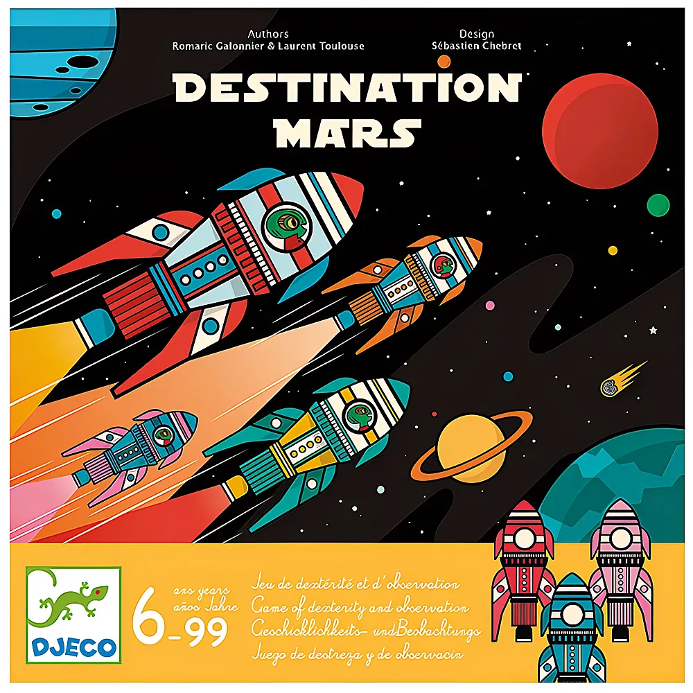 Djeco Spiele Destination Mars