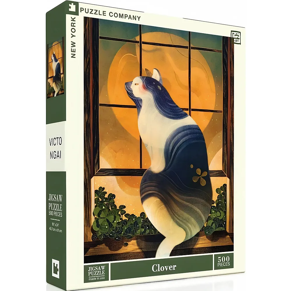 New York Puzzle Company Victo Ngai Clover 500Teile
