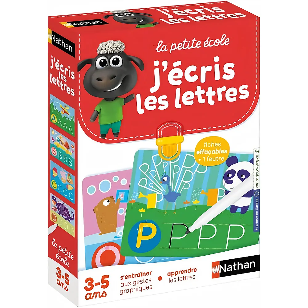 Nathan LA Petite Ecole J'ecris Les Lettres